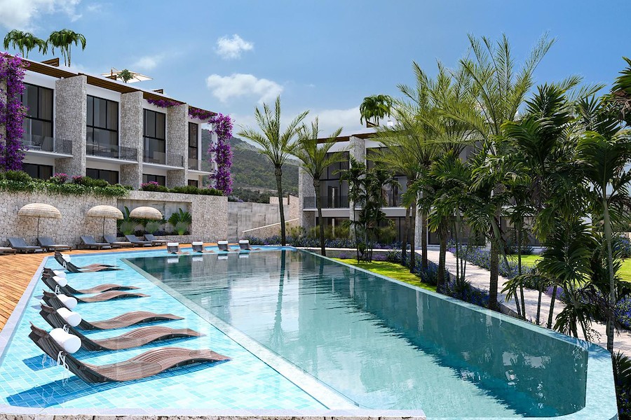 Bahçeli'de İki Yatak Odalı Loft Penthouse