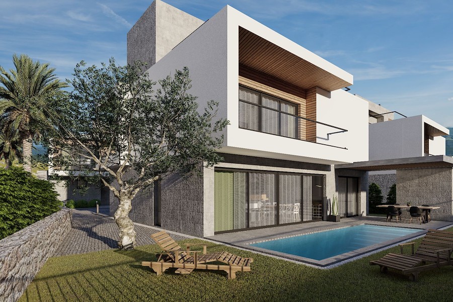 Edremit (Almond) Dört Yatak Odalı Villa