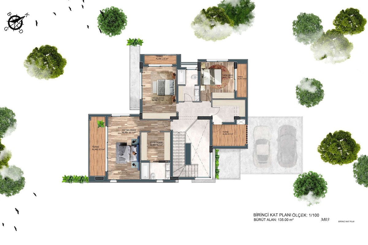 Norra Cypern Villa med fyra sovrum i Kyrenia Photo 10