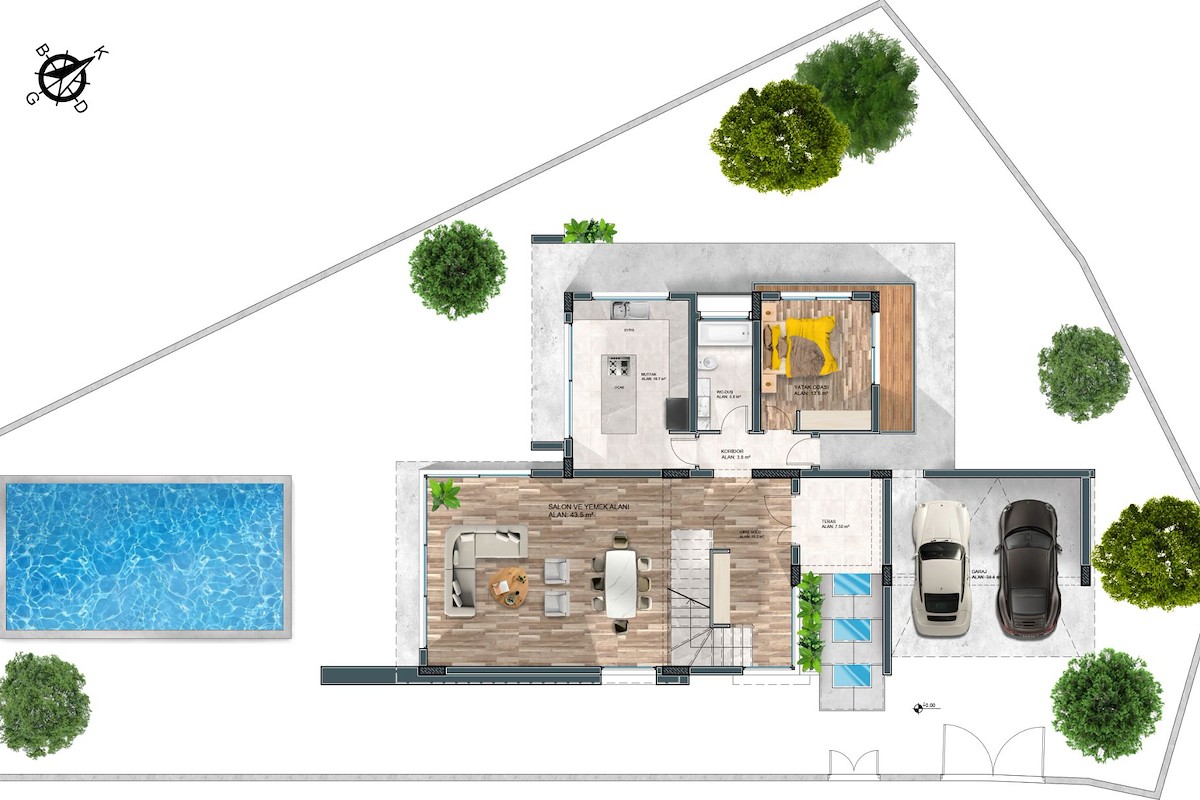 Norra Cypern Villa med fyra sovrum i Kyrenia Photo 9