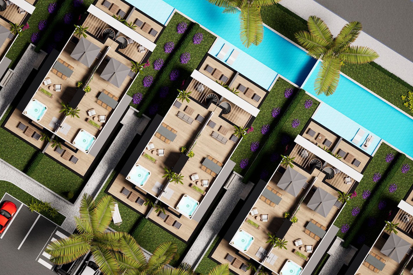 Norra Cypern Villa med två sovrum och infinitypool nära stranden i Tatlisu Photo 21