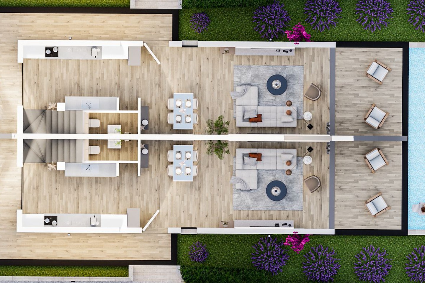 Norra Cypern Villa med två sovrum och infinitypool nära stranden i Tatlisu Photo 19