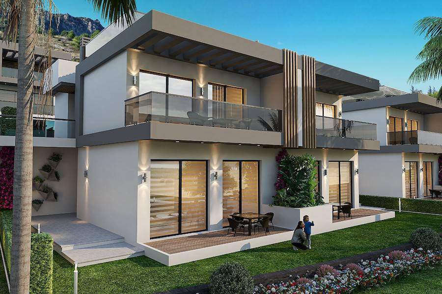 Zeytinlik (Vista)'da Üç Yatak Odalı Yarı Müstakil Villa
