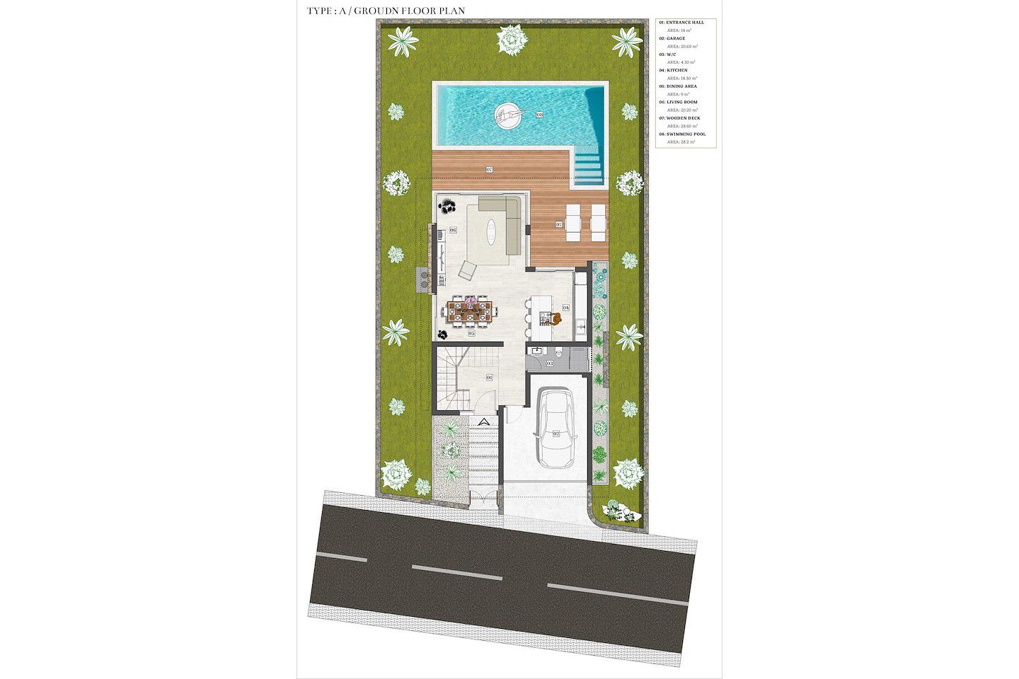 North Cyprus Four Bedroom Villa in Catalkoy (Type A) Photo 17
