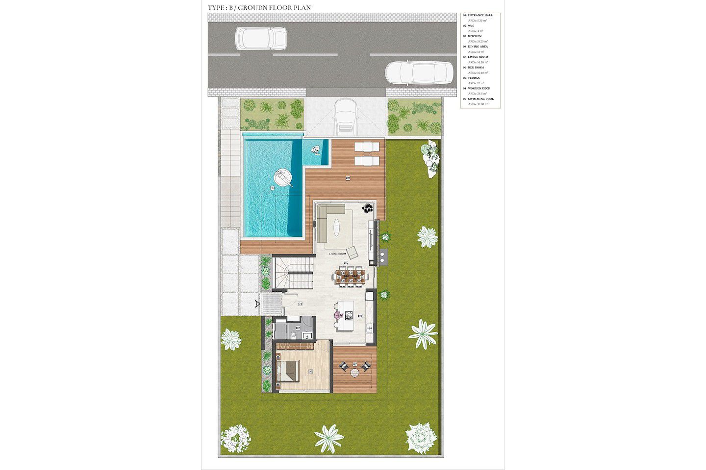 North Cyprus Four Bedroom Villa in Catalkoy (Type B) Photo 18