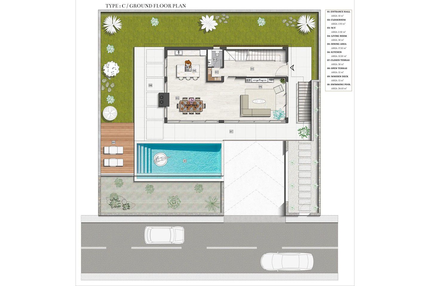 North Cyprus Four Bedroom Villa in Catalkoy (Type C) Photo 18