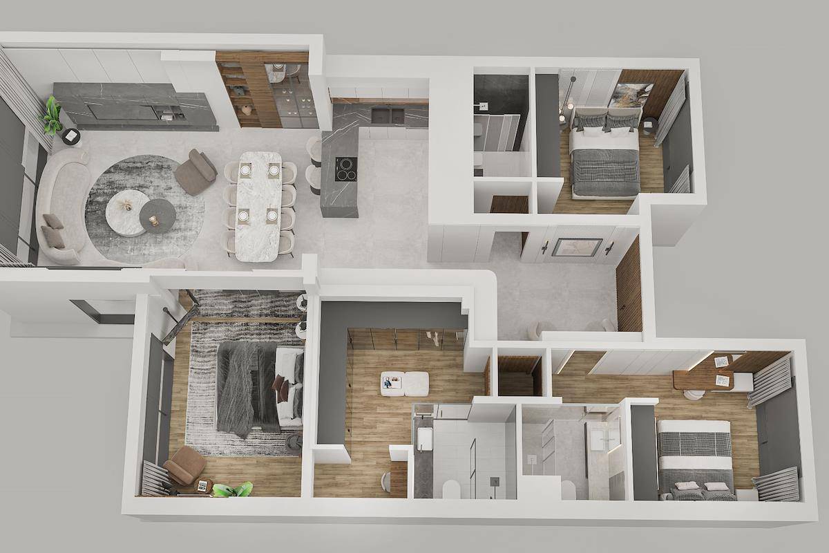 Norra Cypern Villor med tre sovrum på ett exklusivt nytt Projekt i Esentepe Photo 33