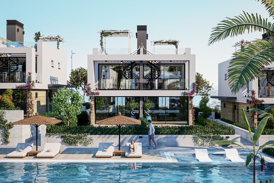 Kumlu Plaja 80 Metre Mesafede Yarı Müstakil Villa