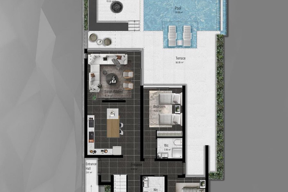 Norra Cypern Villa med tre sovrum vid havet Med privat pool i Tatlisu Photo 28