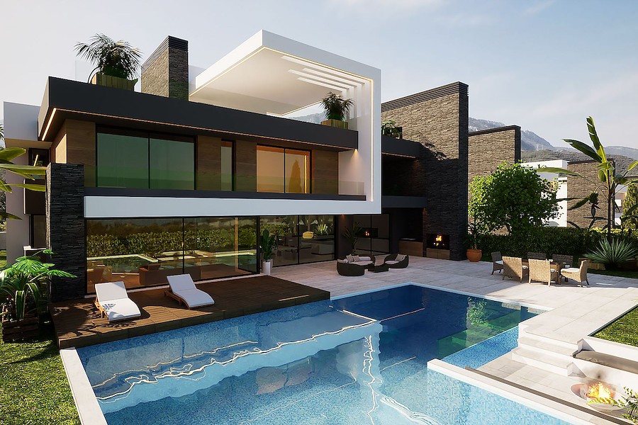 Edremit Dört Yatak Odalı Lüks Villa
