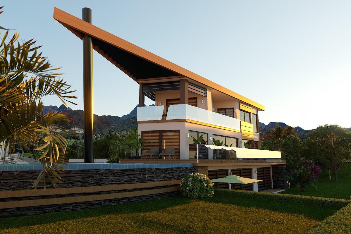 Norra Cypern Villa med fem sovrum Med privat pool inom gångavstånd till havet Photo 9