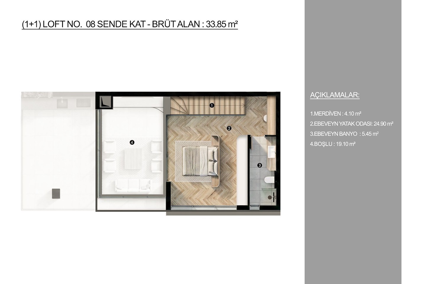 Norra Cypern Loft Premium med ett sovrum i Nicosia Photo 15