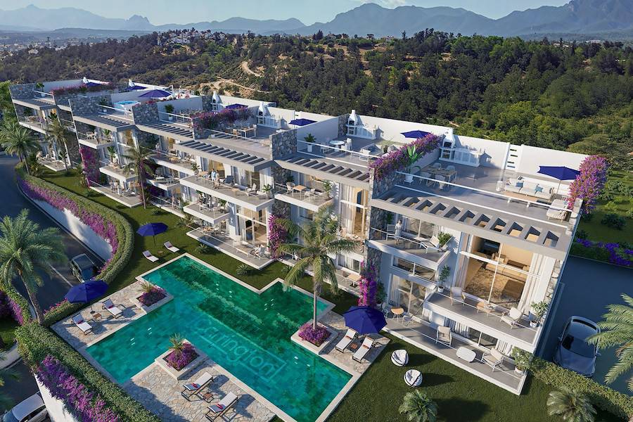 Two Bedroom Garden Apartment in Esentepe