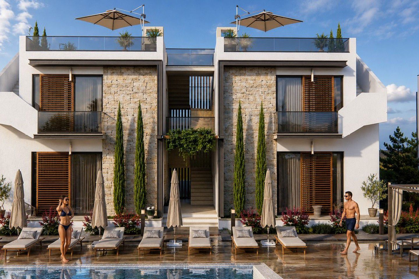 North Cyprus Two Bedroom Penthouse in Lapta Photo 16