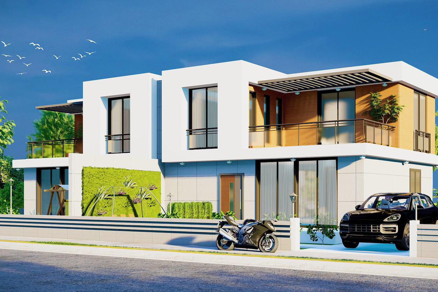 North Cyprus Three Bedroom Semi-detached Villa in Famagusta Photo 2