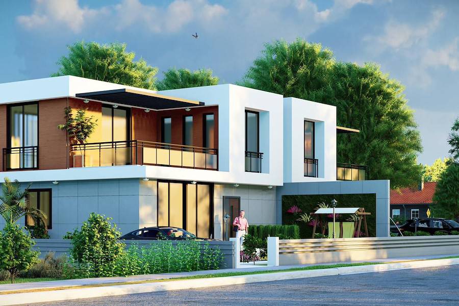 Three Bedroom Semi-detached Villa in Famagusta