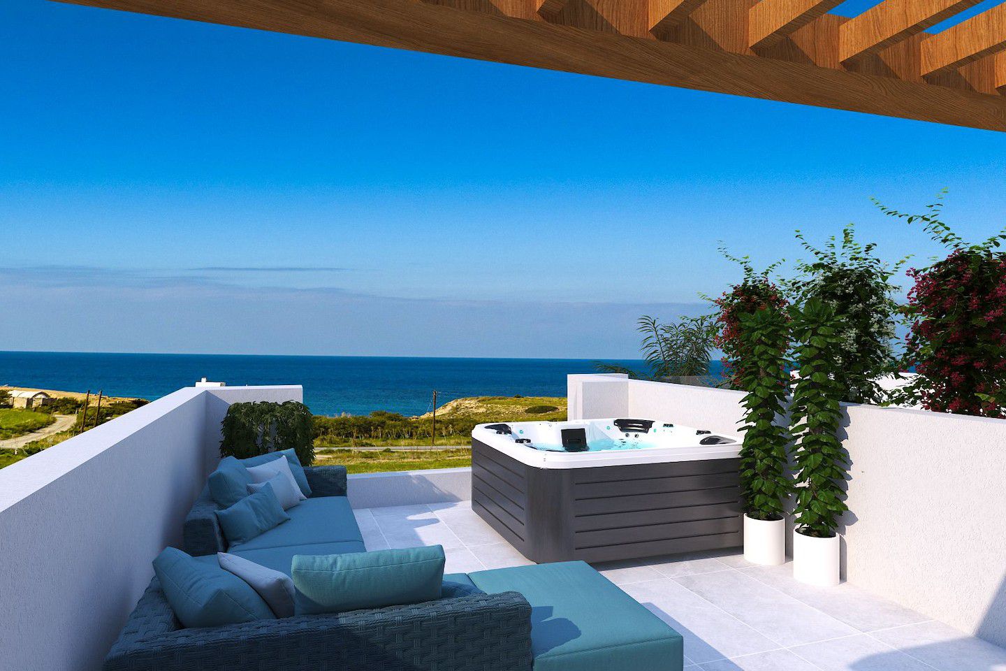 North Cyprus One Bedroom Duplex Penthouse in Tatlisu Photo 14
