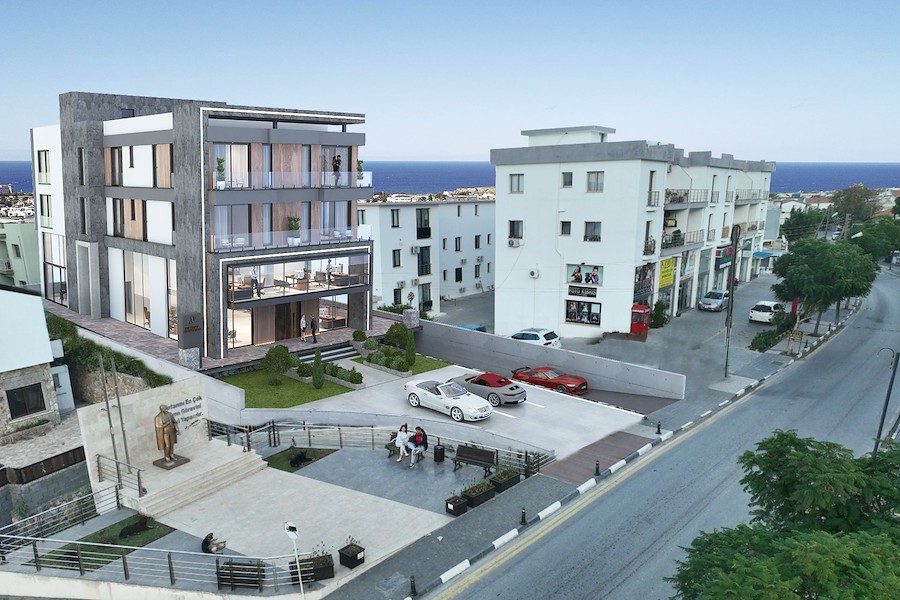 Alsancak İki Yatak Odalı Loft Daire