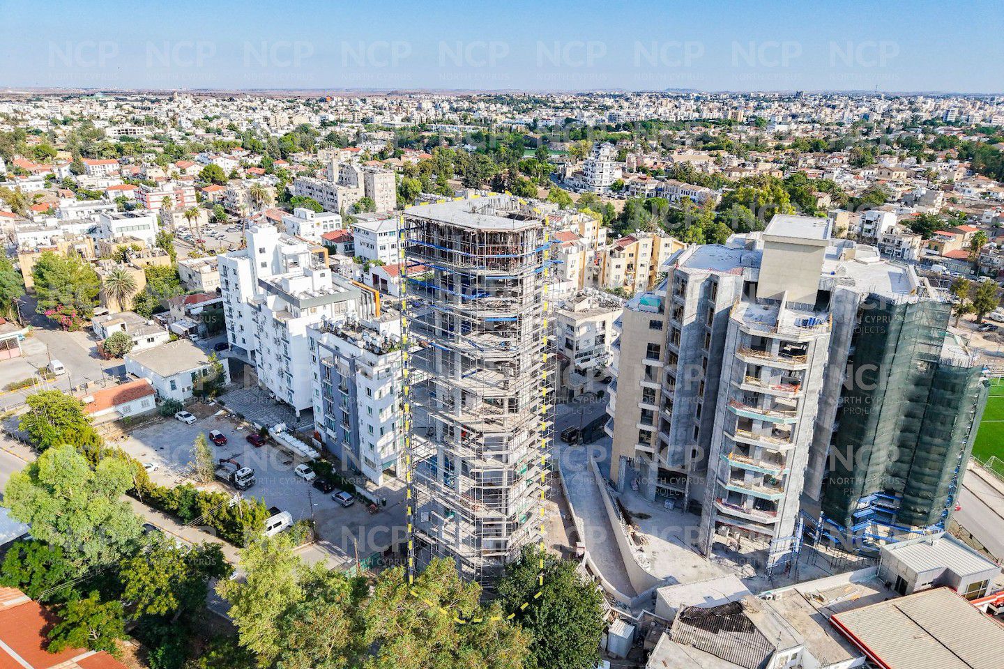 Észak-Ciprus Egy iroda emeletenként panorámás kilátással Nicosiában Photo 22