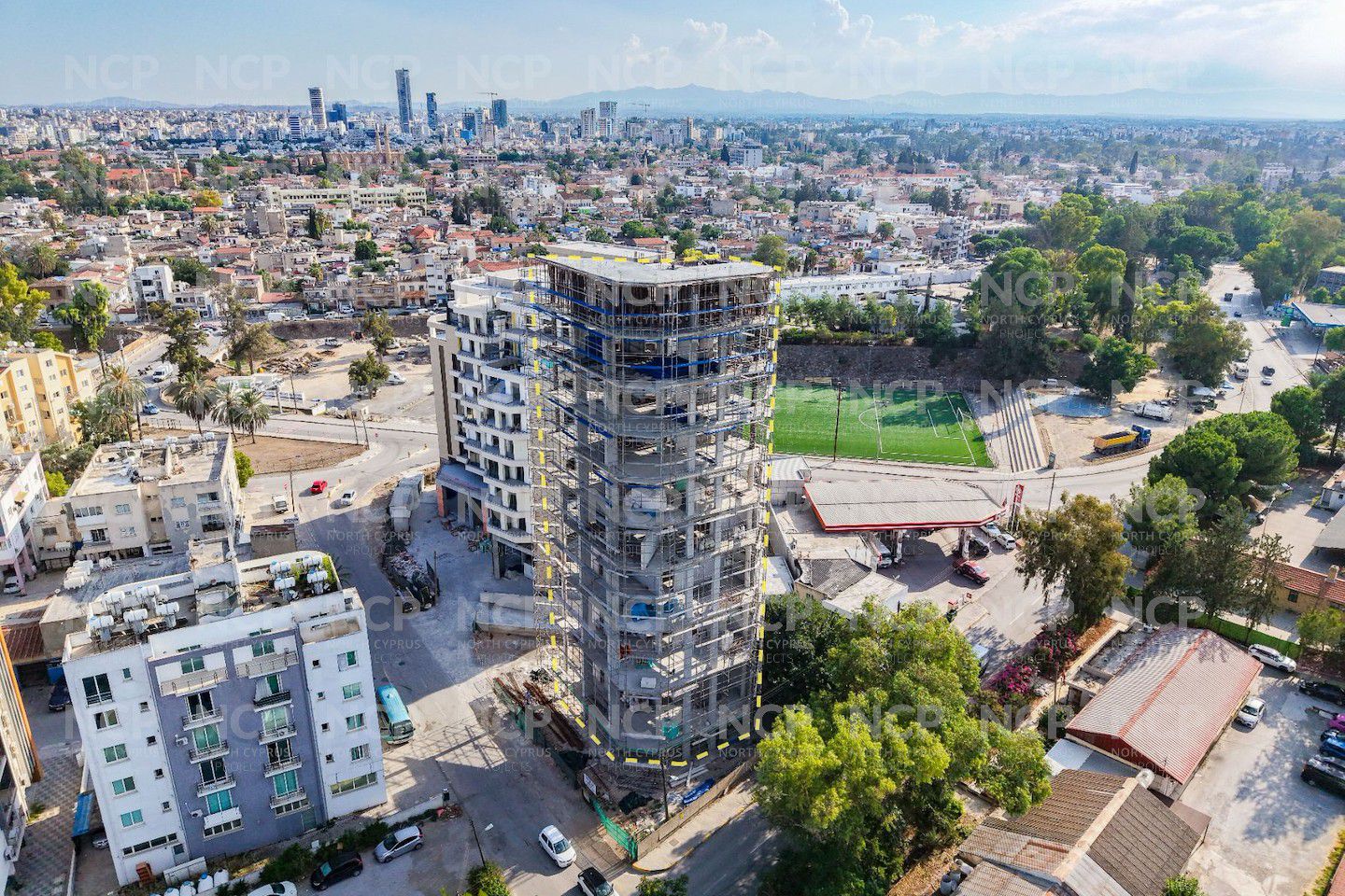 Észak-Ciprus Egy iroda emeletenként panorámás kilátással Nicosiában Photo 24
